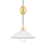 Mitzi MARIEL AGED BRASS/SOFT WHITE 18W x 12H Pendant