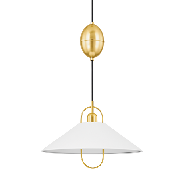 Mitzi MARIEL AGED BRASS/SOFT WHITE 18W x 12H Pendant