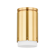 Mitzi ASA Aged Brass 4.75W x 8.25H Flush Mount