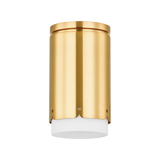 Mitzi ASA Aged Brass 4.75W x 8.25H Flush Mount