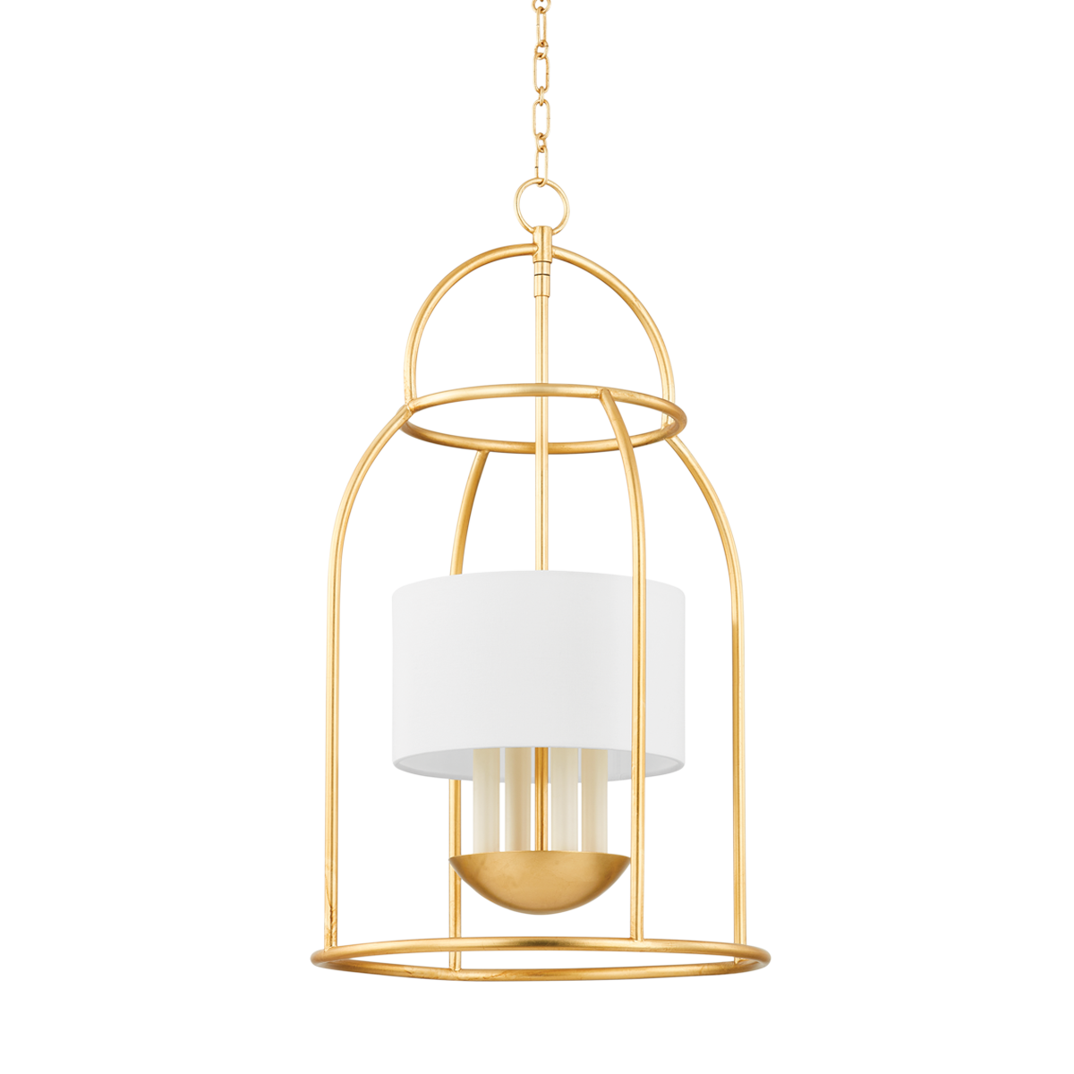 Mitzi DELIA Vintage Gold Leaf 17W x 29.75H Candleholder