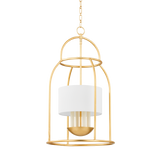 Mitzi DELIA Vintage Gold Leaf 17W x 29.75H Candleholder