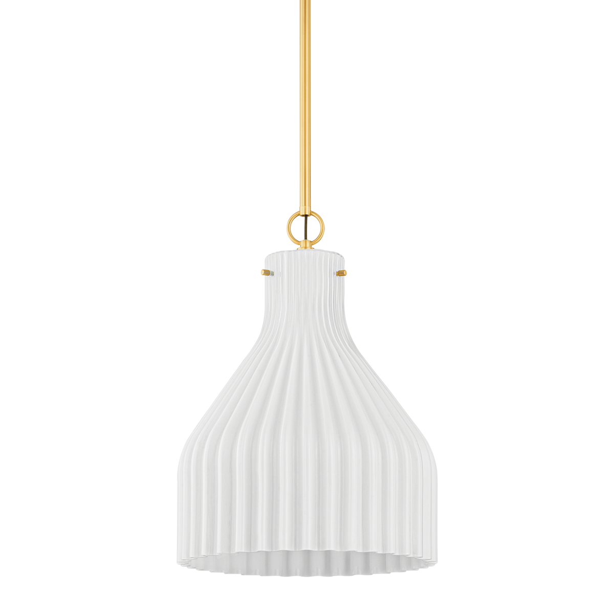 Mitzi CORINTHIA Aged Brass 14W x 19.5H Pendant