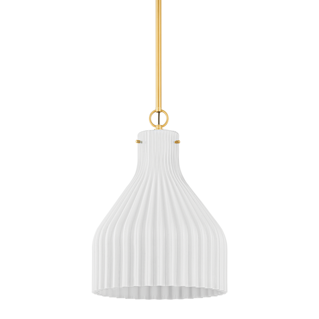 Mitzi CORINTHIA Aged Brass 14W x 19.5H Pendant