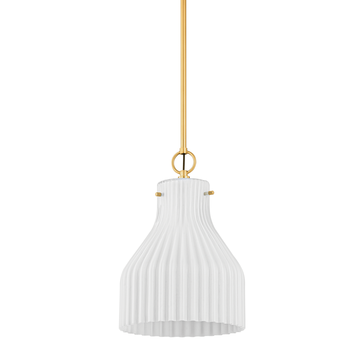 Mitzi CORINTHIA Aged Brass 10W x 14.5H Pendant