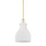 Mitzi CORINTHIA Aged Brass 10W x 14.5H Pendant