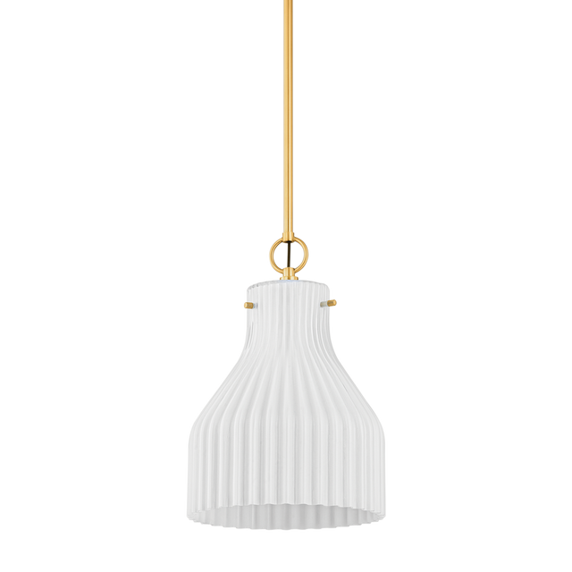 Mitzi CORINTHIA Aged Brass 10W x 14.5H Pendant