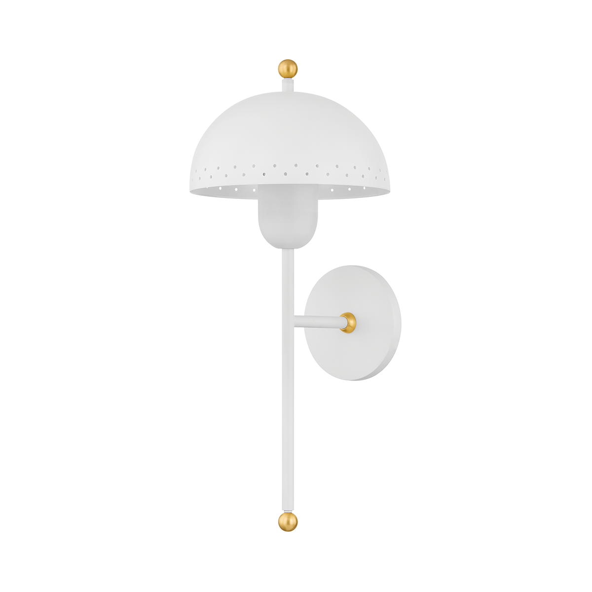 Mitzi Jojo AGED BRASS/SOFT WHITE 7.75W x 18.75H Wall Sconce