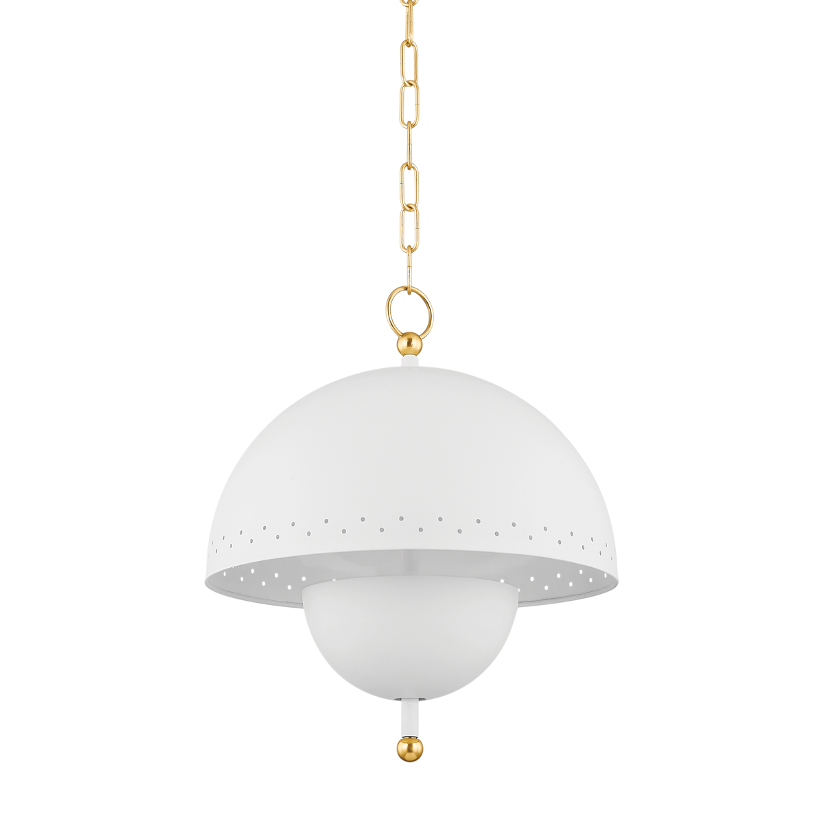 Mitzi Jojo AGED BRASS/SOFT WHITE 15W x 17.75H Pendant