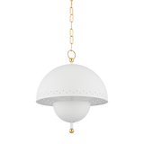Mitzi Jojo AGED BRASS/SOFT WHITE 15W x 17.75H Pendant