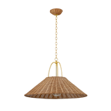 Mitzi Davida Aged Brass 30W x 19H Pendant