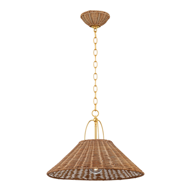 Mitzi Davida Aged Brass 20W x 13.75H Pendant