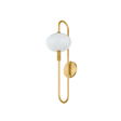 Mitzi DELPHINE AGED BRASS 7W x 23.75H Wall Sconce