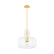 Mitzi LUMI AGED BRASS 16W x 16.25H Pendant