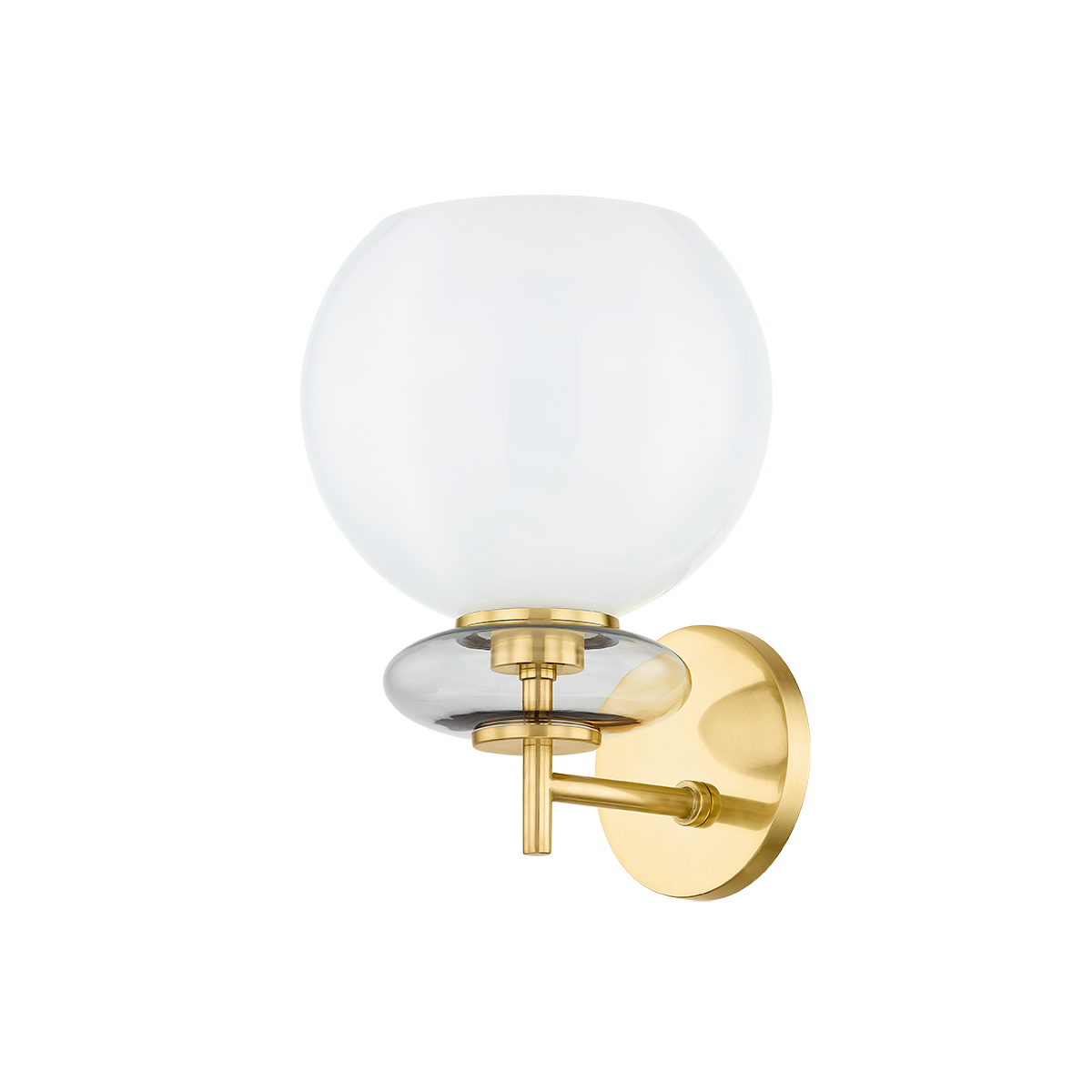 Mitzi ALEXIA AGED BRASS 7.75W x 10.75H Wall Sconce