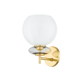 Mitzi ALEXIA AGED BRASS 7.75W x 10.75H Wall Sconce