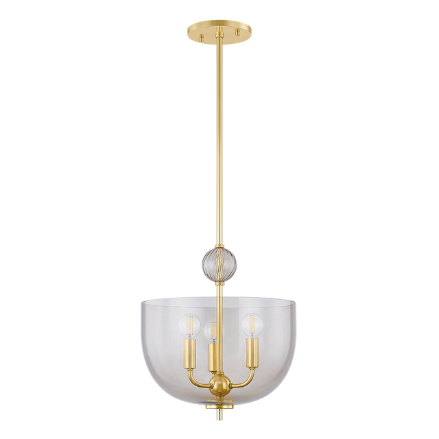 Mitzi ARIANNE AGED BRASS 13W x 14.25H Candleholder