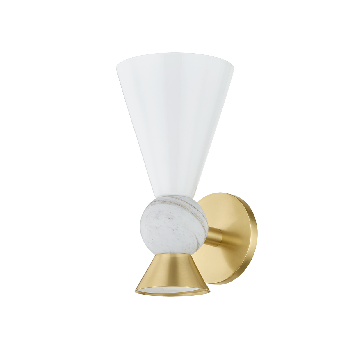 Mitzi MONA AGED BRASS 6W x 11.25H Wall Sconce