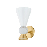 Mitzi MONA AGED BRASS 6W x 11.25H Wall Sconce