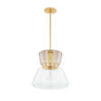 Mitzi ELODIE AGED BRASS 15W x 15.25H Pendant