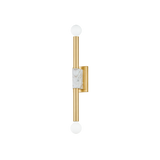 Mitzi GOLDIE AGED BRASS 3W x 19.25H Wall Sconce