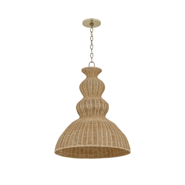 Mitzi MAYLA AGED BRASS 21.25W x 27H Pendant
