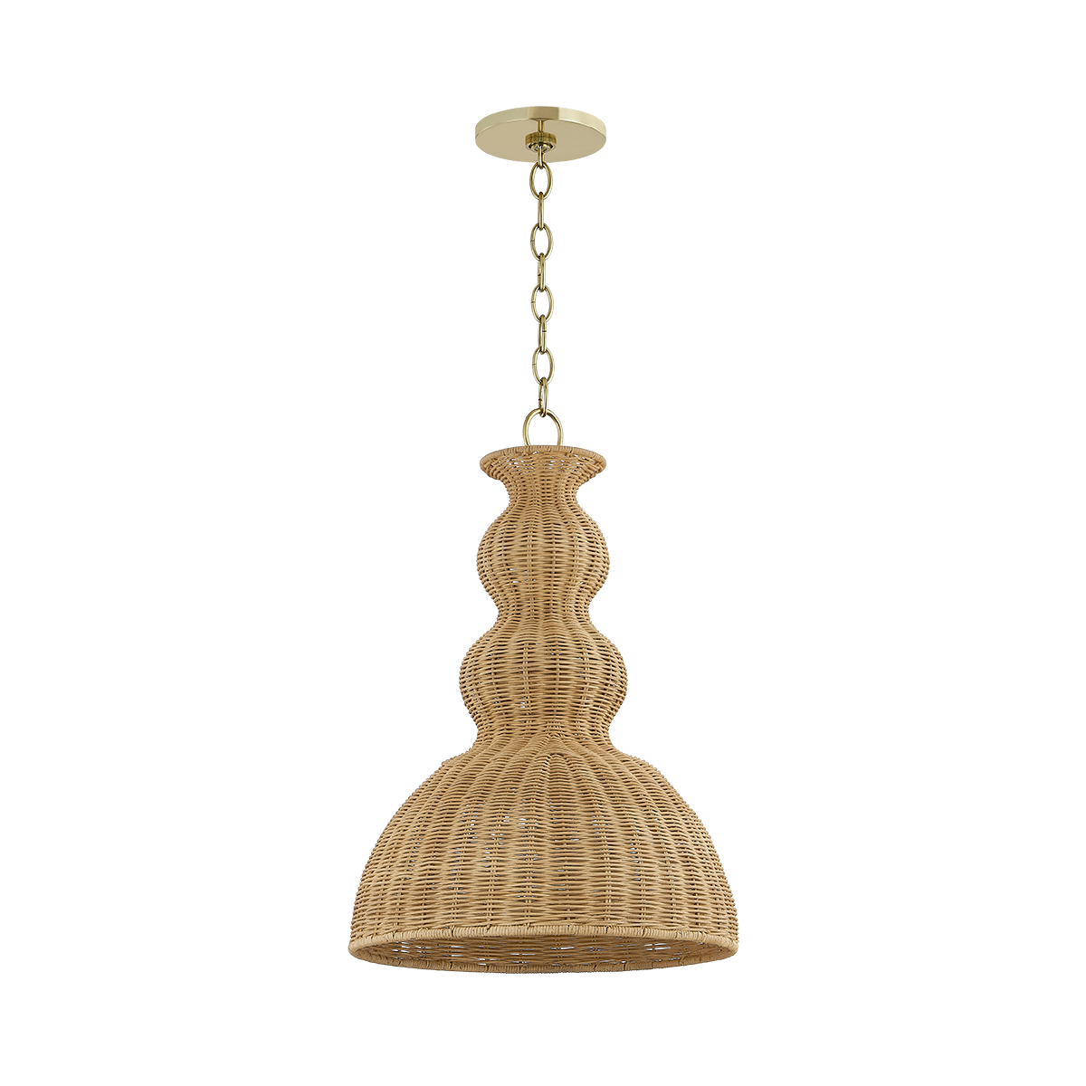 Mitzi MAYLA AGED BRASS 15.25W x 22.75H Pendant