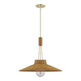 Mitzi LAUDINE AGED BRASS 24.5W x 22H Pendant