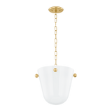 Mitzi RIMA AGED BRASS 13.75W x 12.25H Pendant
