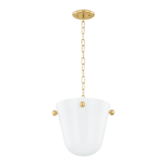 Mitzi RIMA AGED BRASS 13.75W x 12.25H Pendant