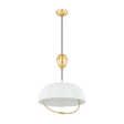 Mitzi LILIANA AGED BRASS/SOFT WHITE 18W x 13.25H Pendant