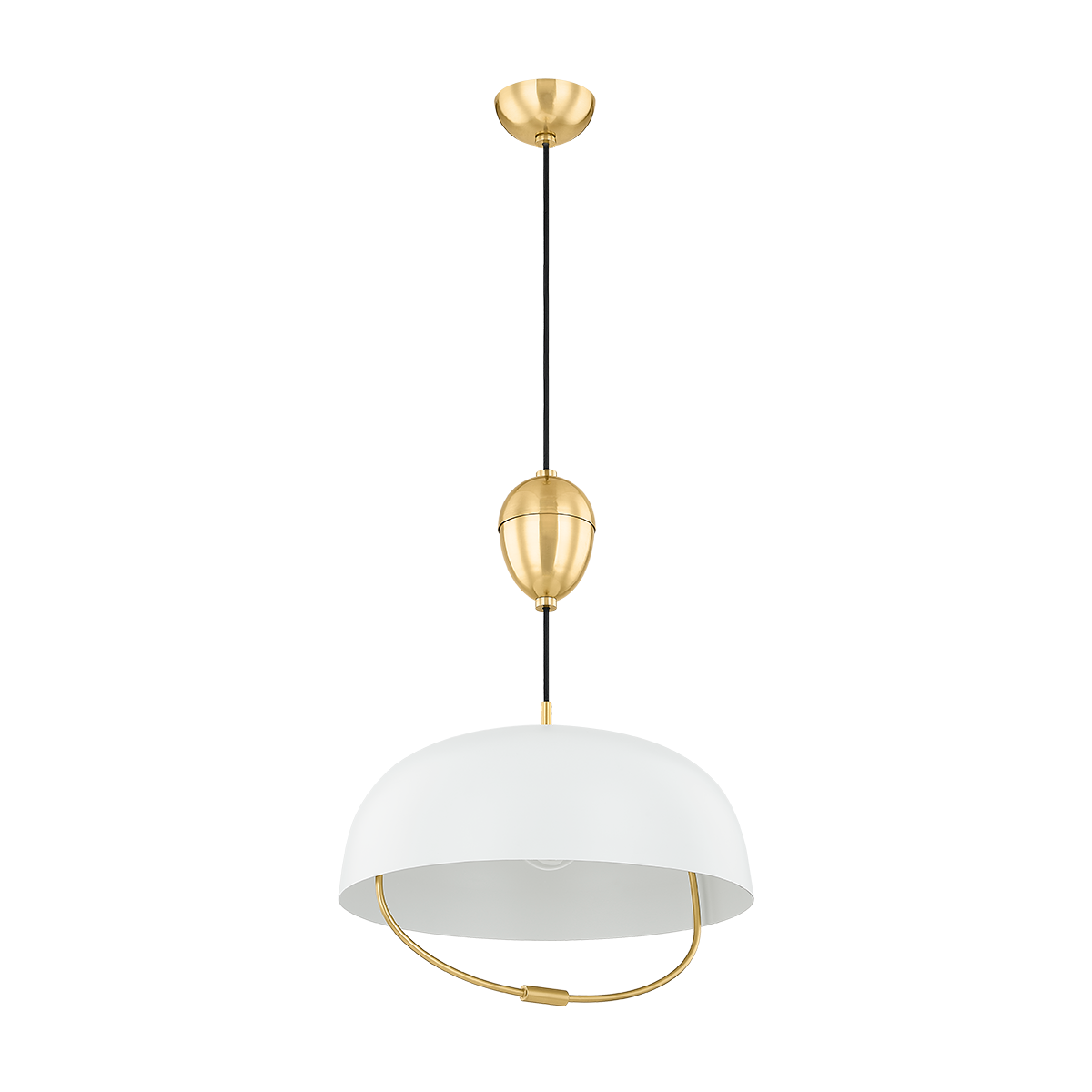 Mitzi LILIANA AGED BRASS/SOFT WHITE 18W x 13.25H Pendant