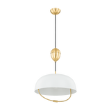 Mitzi LILIANA AGED BRASS/SOFT WHITE 18W x 13.25H Pendant