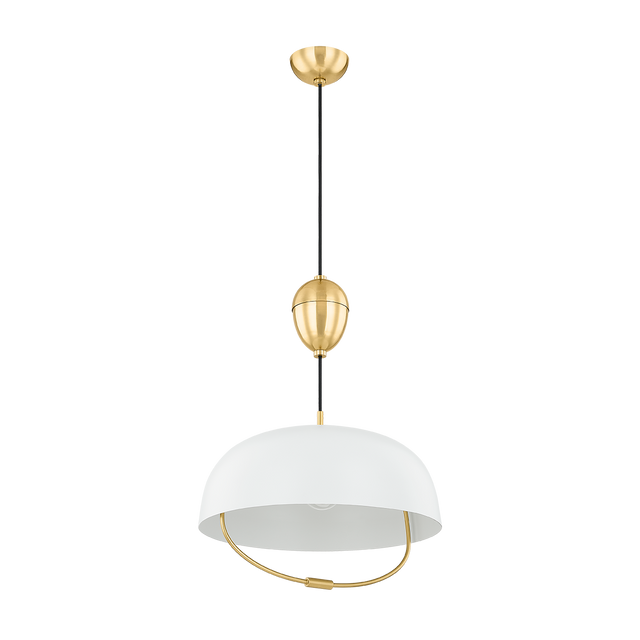 Mitzi LILIANA AGED BRASS/SOFT WHITE 18W x 13.25H Pendant