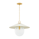 Mitzi RESSI AGED BRASS/SOFT CREAM 28W x 21H Pendant