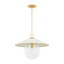 Mitzi RESSI AGED BRASS/SOFT CREAM 28W x 21H Pendant