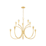 Mitzi AVIANA AGED BRASS 38W x 29H Chandelier