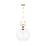 Mitzi CATRINE AGED BRASS 16W x 22.75H Pendant