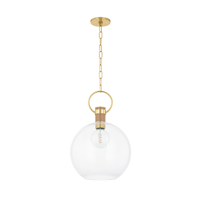 Mitzi CATRINE AGED BRASS 16W x 22.75H Pendant