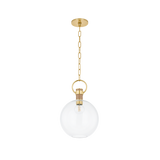 Mitzi CATRINE AGED BRASS 12W x 17.75H Pendant