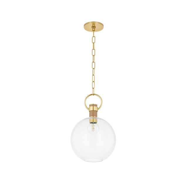 Mitzi CATRINE AGED BRASS 12W x 17.75H Pendant