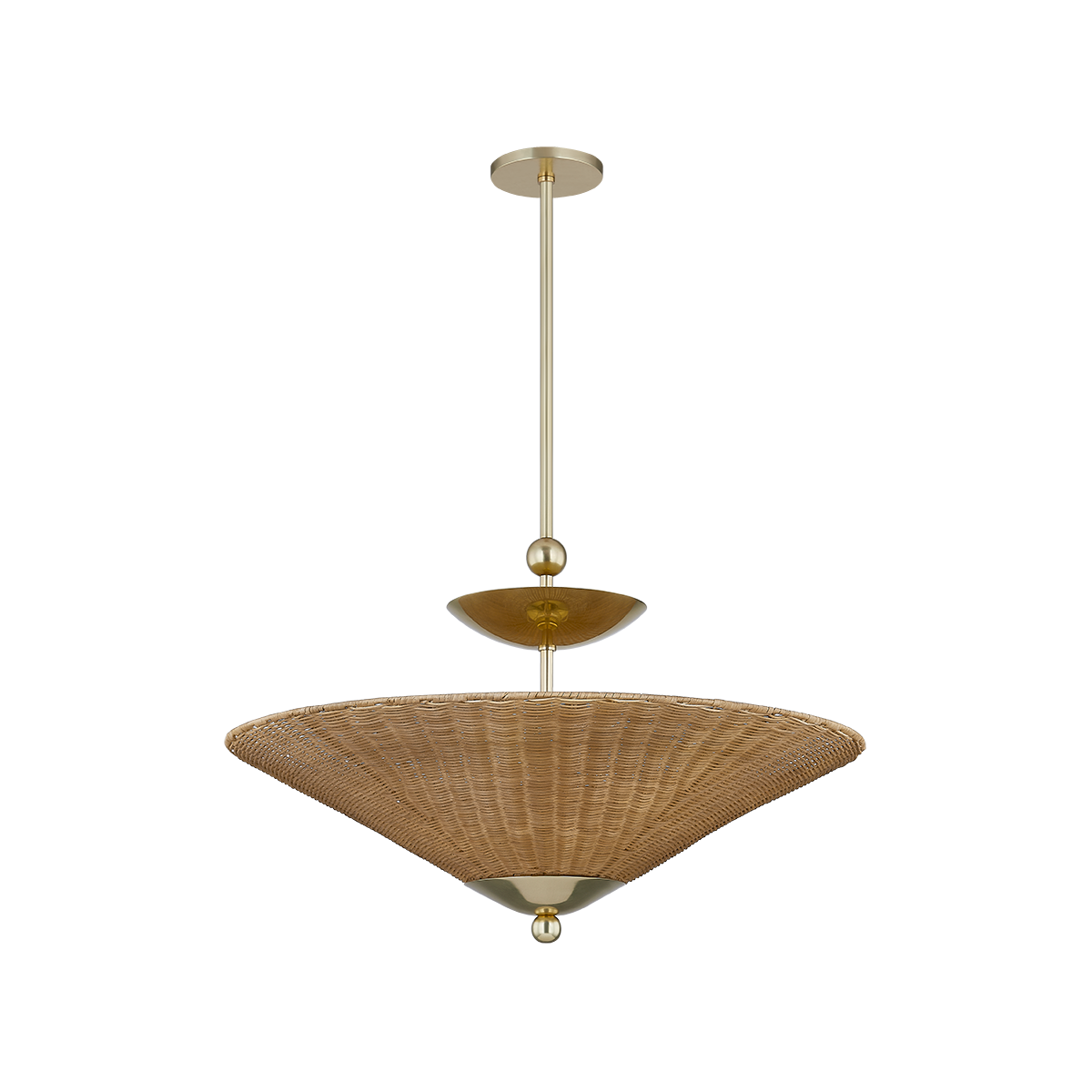 Mitzi PERILLA AGED BRASS 30W x 19.5H Pendant