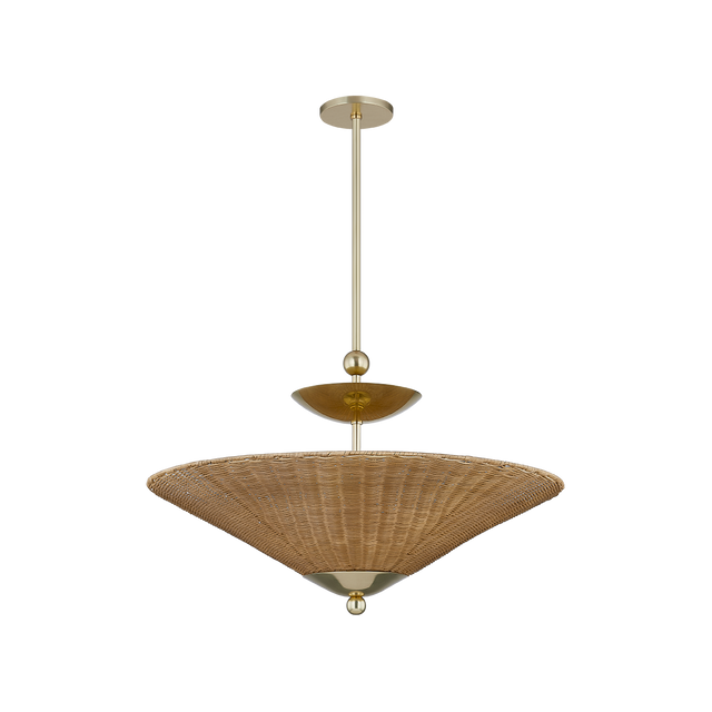 Mitzi PERILLA AGED BRASS 30W x 19.5H Pendant