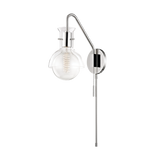 Mitzi Riley Polished Nickel 6.25W x 24H Wall Sconce
