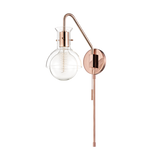 Mitzi Riley Polished Copper 6.25W x 24H Wall Sconce