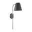 Mitzi Meta Polished Nickel/black 6.75W x 22H Wall Sconce