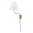 Mitzi Patti Aged Brass 10.5W x 30.5H Wall Sconce