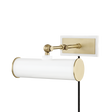 Mitzi Holly Aged Brass/soft Off White 8.25W x 4.75H Lighting