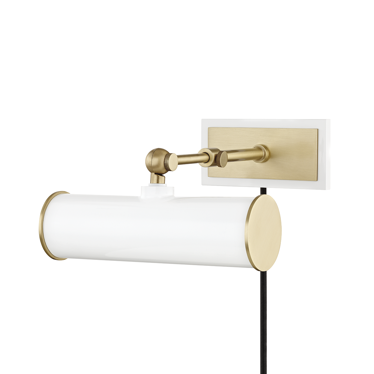 Mitzi Holly Aged Brass/soft Off White 8.25W x 4.75H Lighting