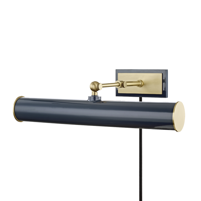 Mitzi Holly Aged Brass/navy 16.25W x 4.75H Lighting